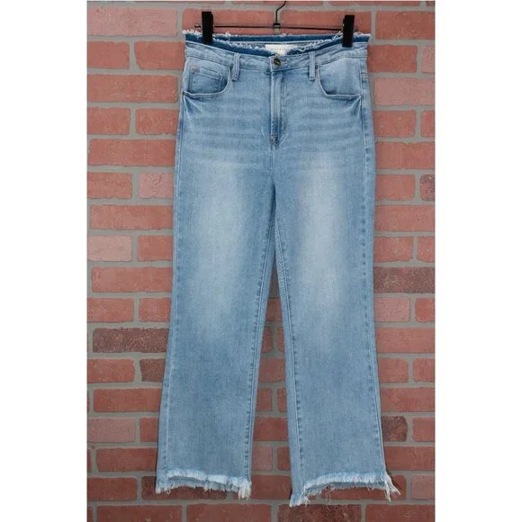 RISEN Crop Flare Jeans - Size 9/29 - Picture 5 of 13